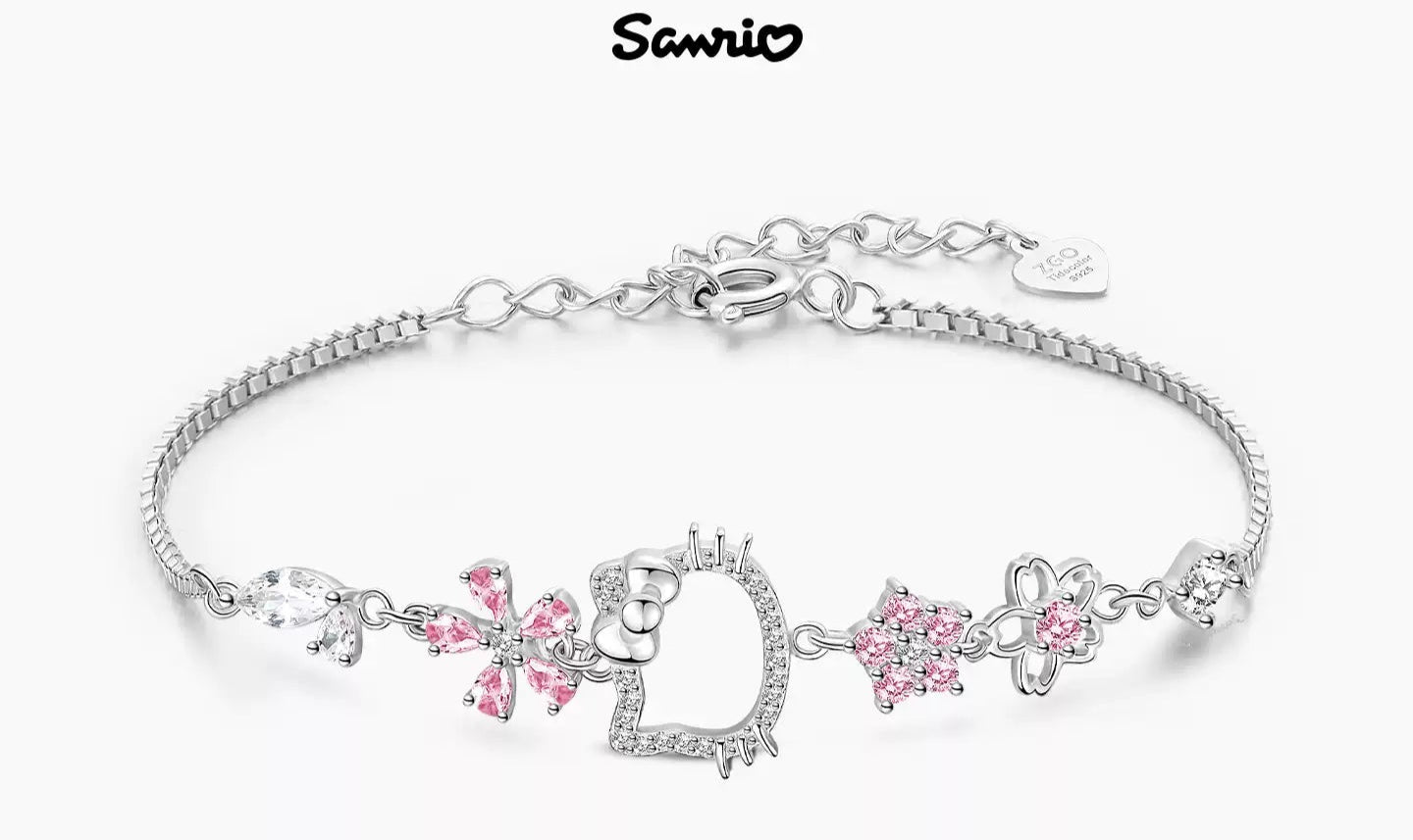 Kitty Blossom Sparkle Bracelet