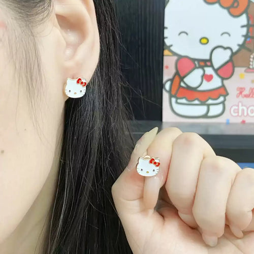 meow kitty earrings