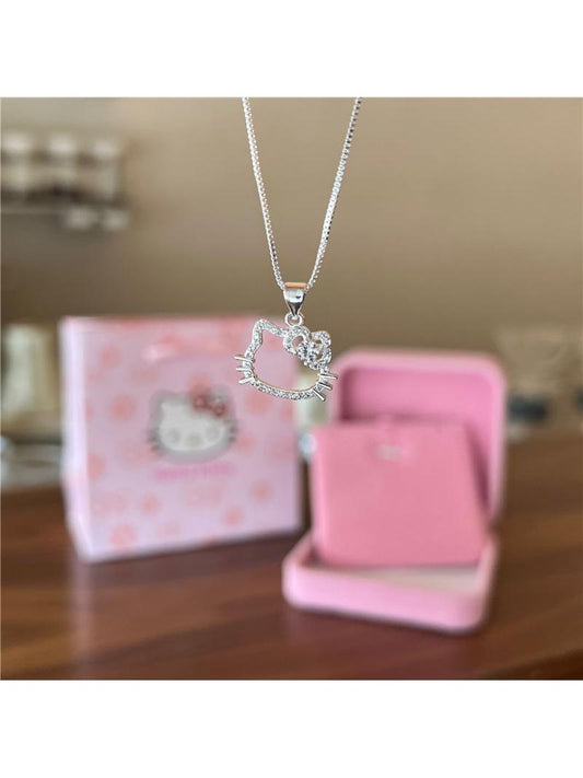 Kitty Pendant Necklace