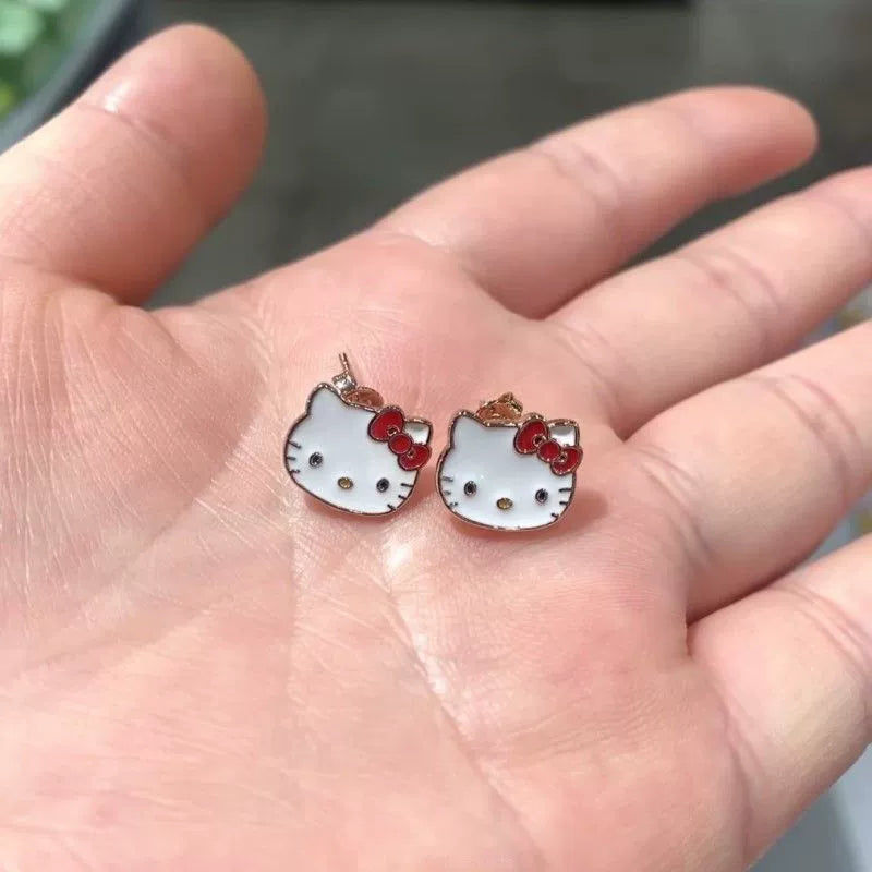 meow kitty earrings