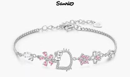 Kitty Blossom Sparkle Bracelet