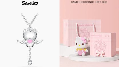 Kitty Angel Wing Necklace