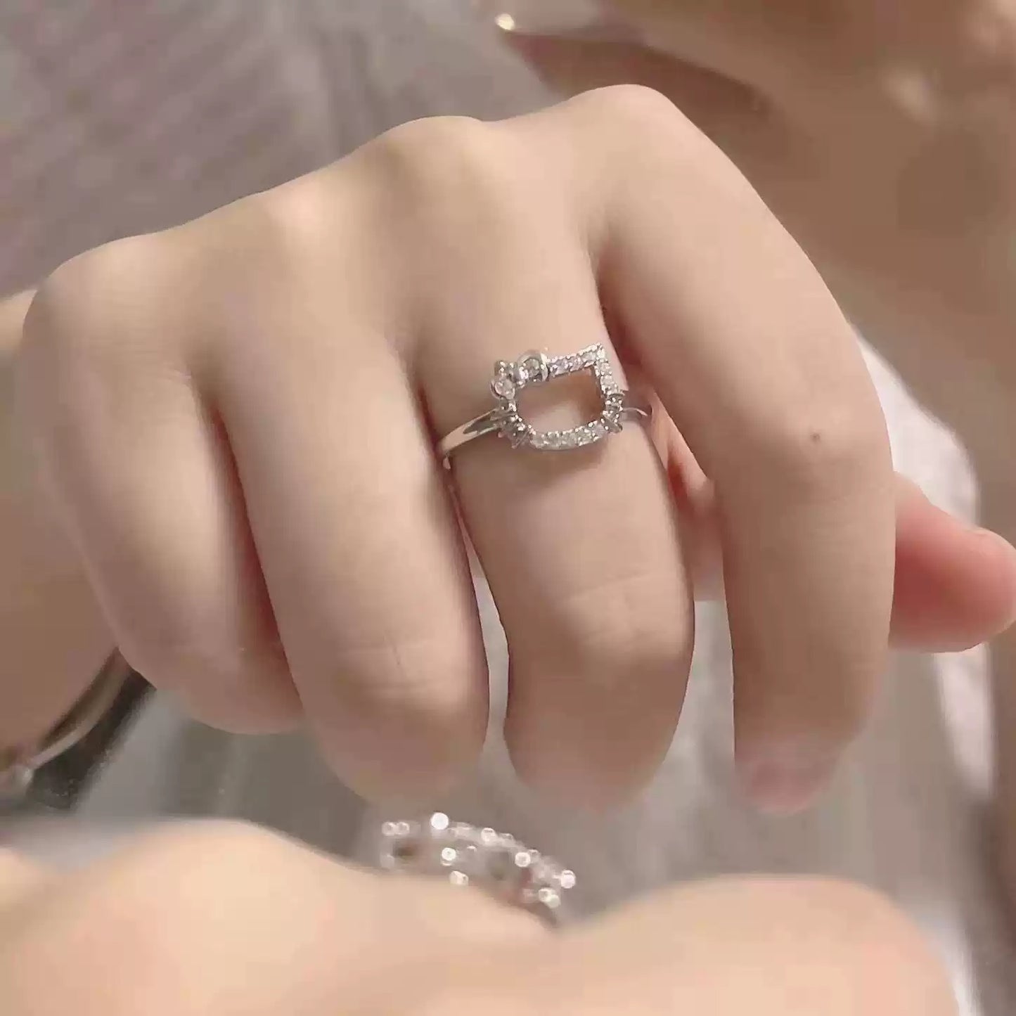 Meow Meow Kitty Ring
