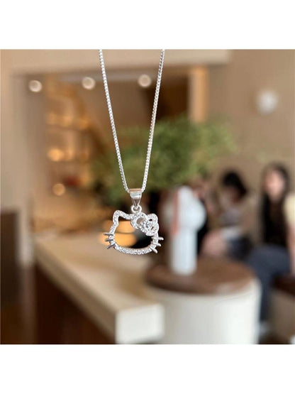 Kitty Pendant Necklace