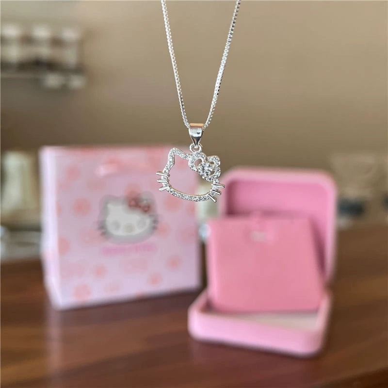 Kitty Pendant Necklace