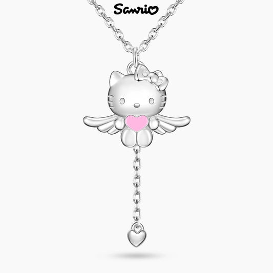 Kitty Angel Wing Necklace